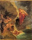 Winter Juno and Aeolus by Eugene Delacroix